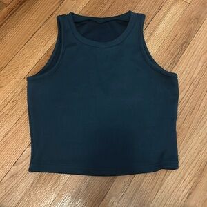 SHEIN Blue Cropped Tank